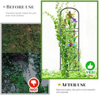 Metal Garden Trellis 2Pcs, Dragonfly Decor Plant Support for Climbing Vines - Image 5
