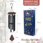 Wind Chimes for Outside 30 inch Black Box Chime Decor Outdoor - Image 6