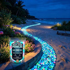 2026 New Glow in The Dark Rocks Outdoor, 1000 PCS Glowing Pebbles for Garden Outdoor, Luminous Rocks for Walkway Patio Lawn Yard Landscaping, Fish Tank Aquarium Decor (Orange,1000) - Image 6