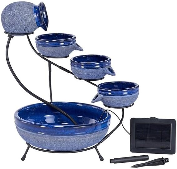 Ceramic Solar Cascade Blueberry Blue by Unknown