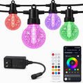 50FT G60 Smart Outdoor String Lights, RGBW Color Changing Patio Lights by Unknown