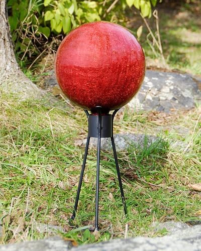 Achla Designs 10" Gazing Globe, Red - Image 5
