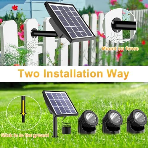 Solar Pond Lights, 3-in-1 Warm White Underwater Pond Lights, Smart Auto ON/Off Submersible LED Fountain Lights with 3-Brightness Modes, IP68 Waterproof for Pond, Garden, Patio, Pool, Waterfall Decor - Image 6