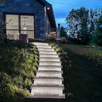 JOFIOS Solar Step Lights for Outside,8pack Solar Stair Lights Outdoor Waterproof IP67,Outdoor Deck Step Lights,Solar Outdoor Lights for Staircase,Patio,Front Step(Cool Brown) - Image 6