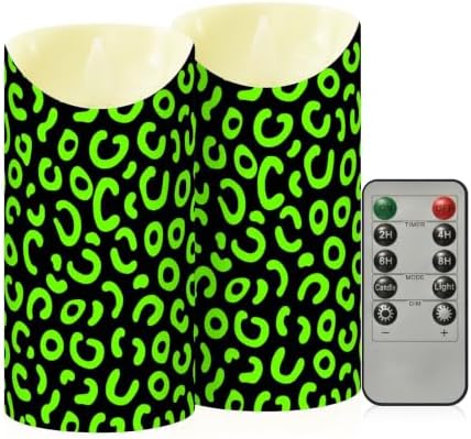 Waterproof Outdoor LED Candles with Timer 2/4/6/8H Leopard - Image 2