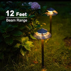 GOODSMANN Pathway Lights Kits 3W LED 8PK Outdoor Low Voltage Landscape Lighting 180 Lumen Hardwired 2 Tier Pagoda Path Light 3000K Warm White Metal 12V Electric Sidewalk Walkway Lights with Connectors - Image 3