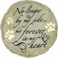 Spoontiques - Garden Décor - No Longer by My Side Stepping Stone - Decorative Stone for Garden, 9.63" Diameter (Pack of 10) by Spoontiques