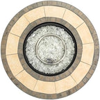 30'' Ceramic Round Propane Fire Pit Table, 50,000 BTU Steel Gas FirePit for Outdoor, Fire Table with Lid, Add Warmth & Ambience to Gatherings and Parties On Patio Deck Garden Backyard, Black. - Image 2