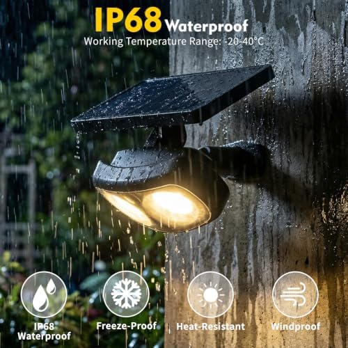 Solar Spot Lights Outdoor Waterproof IP68,RGB Spotlights with Remote,6-Pack - Image 6