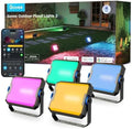Govee Outdoor Flood Lights 2, RGBIC IP66, Wired 4 Pack by Unknown