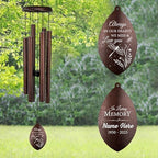 ASTARIN Personalized Sympathy Wind Chime, Deep Tone Wind Chimes for Outside, Sympathy Gifts for Loss of Mom, Bereavement Gifts for Funeral/Condolences/Memorial(Produced in Texas) - Image 7