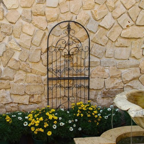 Garden Trellis for Climbing Plants 59" H x 21.6" W Metal Unique Design Decorative Garden Structure Weather-Resistant Trellises Outdoor Decor Flowers Roses Vine Ivy Clematis - Image 2