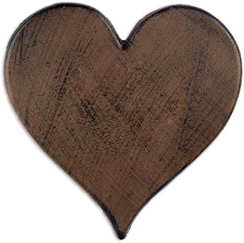 Heart Cast Iron Stepping Stone, 12-Inch by Unknown