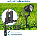 Low Voltage Wire Connectors - Outdoor LED Landscape Lighting Connector 12-18 Gauge Waterproof Landscape Lights Connector for Outside Path Light Deck Light Yard Light Backyard Lighting (60 Pack) - Image 4