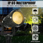 LED Landscape Spotlights Low Voltage 5W 12V 24V Garden Pathway Lights Waterproof IP66 Warm White Walls Trees Flags Outdoor Landscape Lights with Stakes - Image 3