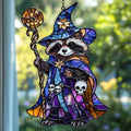 Magic Witch Racoon Acrylic Suncatcher by AVAGAN