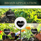 60-Pack Iron Metal Heart Shaped Garden Markers Weatherproof Metal Plant Labels Large Planting Seedling Stake Signs, for Seedlings Herbs Vegetable Greenhouse Gifts with White Marker Pen Labels - Image 5