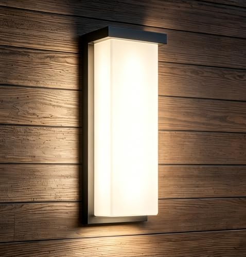 Outdoor Wall Sconce 14 Inch, IP66 Waterproof, 2640LM Brightness, ETL, 3CCT by Leetdud