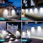 Peasur Solar Lights Outdoor [10 Pack], Solar Motion Sensor Outdoor Lights, Security Light 3 Working Modes, Waterproof for Outside Garden Yard Fence - Image 6