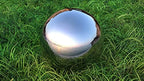 Lulu Decor, Silver Stainless Steel Gazing Mirror Ball Size 14 with Stand - Image 4