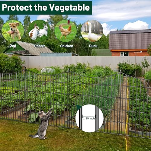 No Dig Dog Fence Outdoor for Yard with Gate, 24 in(H) X 20 ft(L) - Image 4