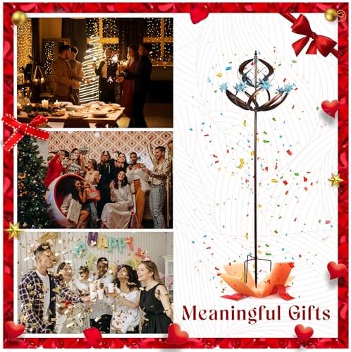 Wind Spinners Outdoor Metal - 86" Height Extra Large Kinetic Wind Spinner Sculpture for Yard and Garden, Ideal Gifts for Birthday, Anniversary and Housewarming - Image 6