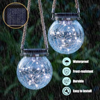 Retisee 12 Pack 3.15 Inch Solar Replacement Tops with 30 LEDs, Waterproof Silicone Lid, Fairy String Lights for Outdoor Garden Lanterns & DIY Decor (White) - Image 5