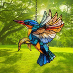 Kingfisher Acrylic Suncatcher - Image 3