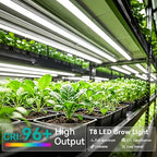 JESLED 4FT Grow Lights, 5000K Full Spectrum Sunlight White, V-Shaped Beam - Image 3