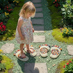 Outdoor Stepping Stones 2-piece Set - Garden Decoration Artificial Pebbles - Image 4