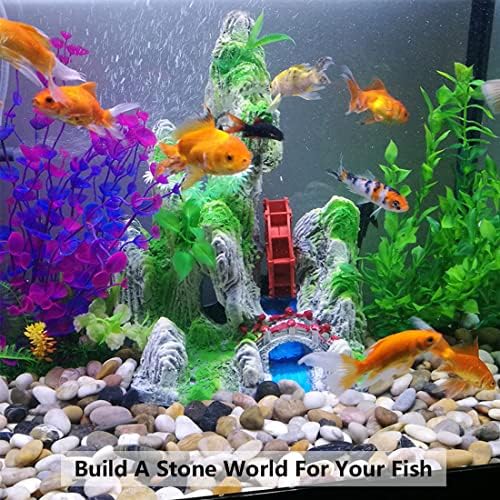 YISZM 20lbs White River Rocks, 1-2 Inch Natural Pebbles for Indoor Plants, High Polished Decorative Stones Vase Filler Fish Tank Aquariums Landscaping Garden Outdoor and Indoor DIY - Image 6
