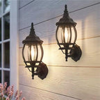 2-Pack Waterproof Aluminum Outdoor Light Fixture Exterior Porch Lights Outdoor Wall Sconces,Anti-Rust Porch Lights for Outside Garage Patio Exterior Lights for House by Haolaike