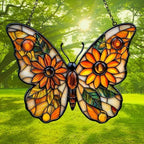 Sunflower of Hope Monarch Acrylic Suncatcher - Image 3