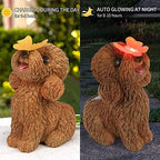 Dog Statues Outdoor Decor, Solar Lights Outdoor Statue Garden Decorations - Image 5