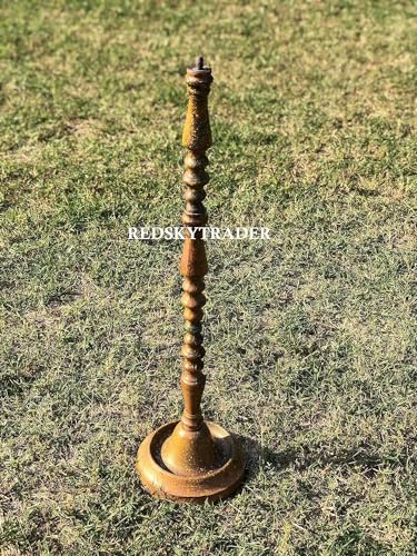 Garden Sundials Pedestal Display Stand Indoor Outdoor Round Sundial Stand for Any Size 8 or 10 inches (Design 4) - Image 2