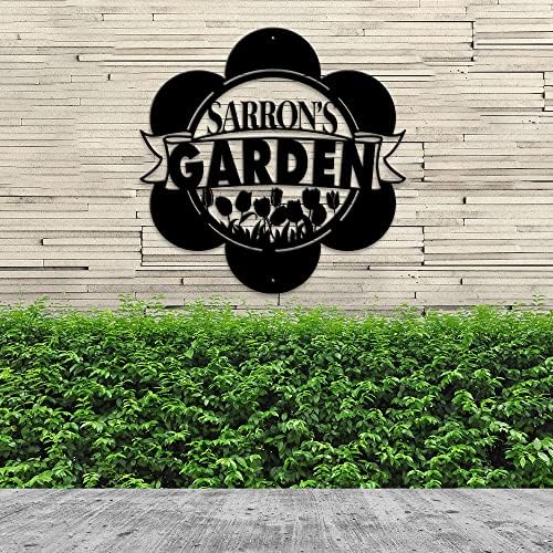 MeMate Custom Metal Garden Signs - Personalize Outdoor Decor, Metal Plaque for Women, Mom, Grandma, Rustic She Shed Decorations - Image 6