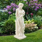 51" Nymph Garden Statue, Roman Goddess Sculpture for Outdoor Decor - Image 5