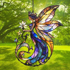 Flowers Fairy Acrylic Suncatcher - Image 3