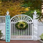 Welcome To The Lake House Front Porch Sign Lake House Welcome Sign Seasonal Beach Wooden Plaque Hanging Outdoor Farmhouse For Spring Summer Yard Standing Decorations 8x64inch - Image 7