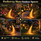 2027 New Solar Dragon Fire Garden Light, Dragon Garden Statue Stake with Breathing Fiber Optic Flame, Weatherproof Solar Outdoor Decor for Lawn, Pathway, Flower Bed & Patio (1PCS) - Image 7