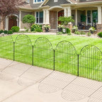 Garden Fence 5 Panels, 36 in H Above Ground, No Dig Metal Fence - Image 7