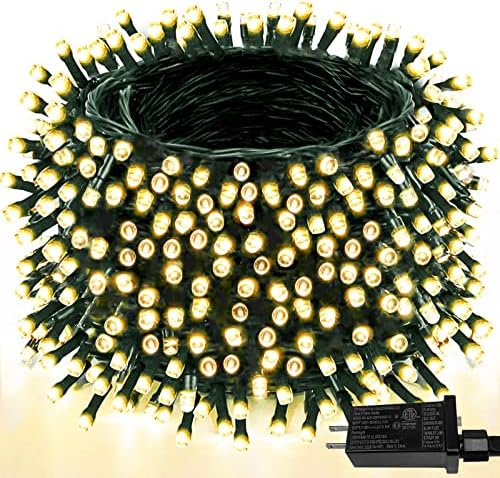 264 FT 800 LED Super Long Christmas Lights String Indoor Outdoor Warm White by Halloween
