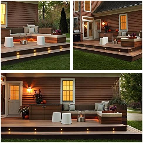 FVTLED Low Voltage LED Deck Light, 30pcs Φ1.22 Recessed Warm White - Image 6