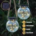 Retisee 12 Pack 3.15 Inch Warm Solar Replacement Tops with 30 LEDs, Waterproof Silicone Lid, Fairy String Lights for Outdoor Garden Lanterns & DIY Decor - Image 5