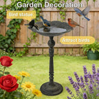 Classic Copper Bird Bath for Outdoors 22 Inch, Weather-Resistant Bird Feeders Decor for Garden, Patio​ or Yard - Image 2