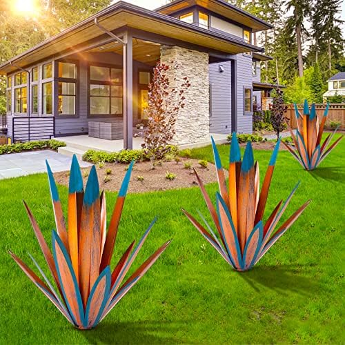 Homight Metal Tequila Country Sculpture DIY Tequila Plant Home Decor Country Tequila Garden Ornament Indooutdoor Statuette Patio Lawn Patio Stake Decoration Gift to The Garden - Image 4