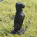 Nichols Brothers Hound Dog Gargoyle Outdoor Concrete Garden Statue 22" H in Dark Walnut by Unknown