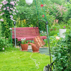 BESTonZON Solar Watering Can Lamp with S-Hook and Stake, Butterfly Projection Outdoor Kettle Solar Light for Garden Patio Yard Landscape Lighting - Image 4