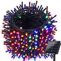 Solar Christmas Lights Outdoor, 98.4ft 300 LED Solar Fairy String Lights, 8 Modes Waterproof Christmas Lights for Garden, Patio, Bush, Home, Party, Wedding, Holiday, Tree Decorations (Multicolor) by iShabao