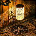 Cardinal Solar Lanterns Outdoor Waterproof Hanging Solar Lights Cardinal Gifts for Women Men Metal Bird Decorative LED Lanterns for Yard, Patio, Lawn, Tabletop, Pathway, Landscape, Garden Decor by TIGGSY